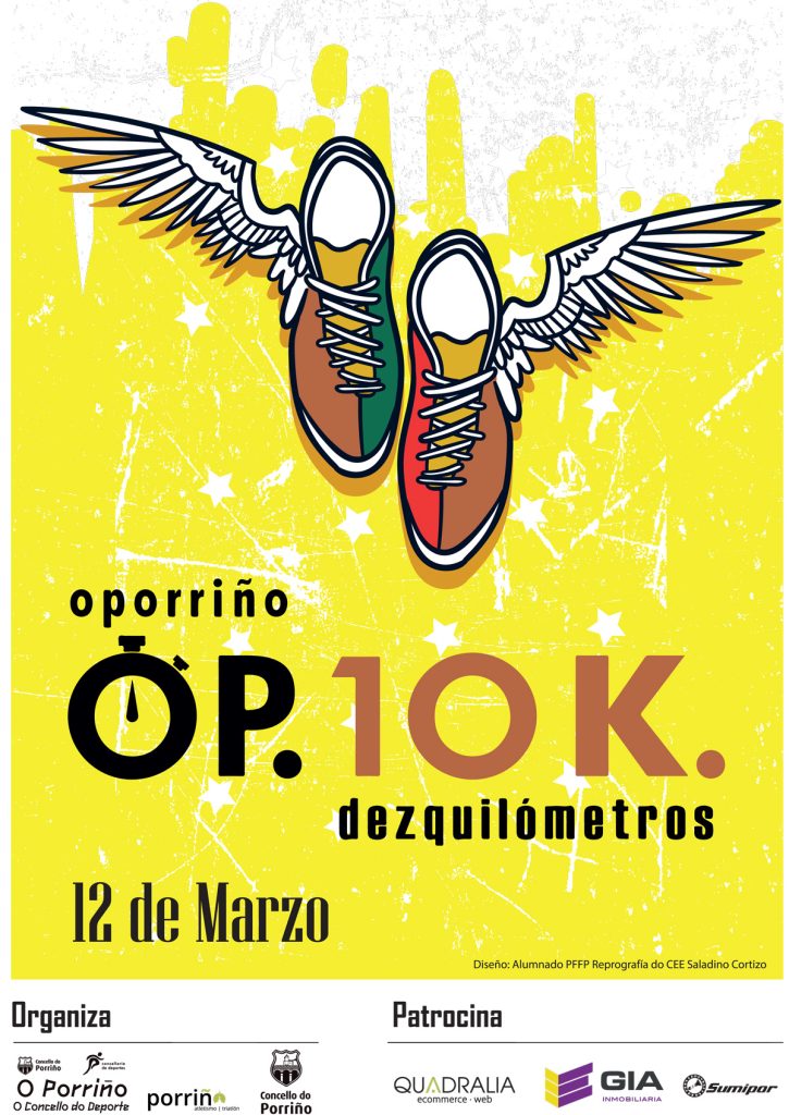 cartel carrera O Porriño 10K 2023